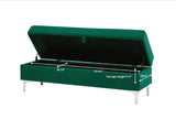 Storage Bench Solid Color 2 Seater Furniture Living Room Sofa Stool 60690311