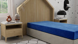 Kids Pedic 7" Waterproof Blue Twin Mattress B337P293566