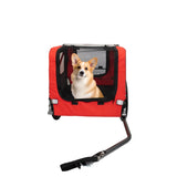 ZNTS Outdoor Heavy Duty Foldable Utility Pet Stroller Dog Carriers Bicycle Trailer W1364P214063