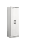 ZNTS Evelyn 23" White Sleek Storage Cabinet with Framed Panel Design B061133842