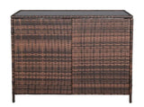Bar Table And Bar Stool Three-Piece Set Brown Gradient 56323534
