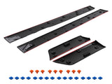 4Pcs Door Lower Molding Trim fit for Toyota FJ Cruiser 2007-2014 Black 80072281