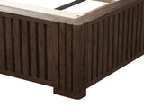 Solid Wood Platform Bed Frame with Headboard, No Box Spring Needed, Floor-standing bed, Easy 05799278
