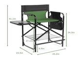 26" Tall Directors with Footrest, 4Portable Bar Height Folding Camping 89822918
