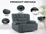 Massage Recliner Chair Sofa with Heating Vibration W1403P152415