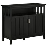 Sideboard Buffet Cabinet, Coffee Bar with 2 Doors & Adjustable Shelves, Console Table for Kitchen, 82698564