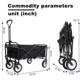 Collapsible Foldable Wagon with strapping system Beach Wagon Utility Utility Wagon Grocery W2932P210082