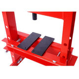Hydraulic 6 Ton H-Frame Garage Floor Adjustable Shop Press with Plates, 6T,red 84786959