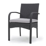 ZNTS CORDOBA KD PE WICKER DINING CHAIR [SET OF 2 PCS] 56449.00IRNGRY