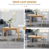 55" Wood Folding Dining Table/Small Sized Dining Table 89759556