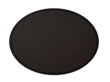 Modern Faux Leather Nesting Round Coffee Table with Black Metal Base,Accent Tea Table for Living W2186P340496