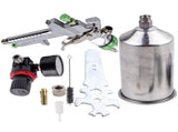 2.5mm HVLP Feed Car Air Spray Gun Kit W/ Regulator Gauge Paint Sprayer 30626758