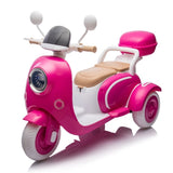 12V Two-seater Kids Ride On Electric Motorcycle,Three Wheels Kids toy with Slow Start,Multi-function W1578P208327