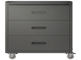 Heavy-Duty Metal Storage Cabinet with Wheels - 3 Drawer Tool Cabinet for Garage, Office, and Home 68821751