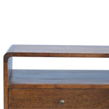 Artisan Furniture Solid Wood Curved Chestnut Media Unit B182P280763