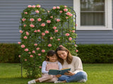 Metal Garden Trellis, 2 Pack Metal Trellis for Climbing Plants, Indoor/Outdoor Plant Trellis for W840P321536