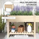 Wooden PlanterFlower shelf,Wood Planter Box 09512668