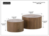 MDF with ash/oak/walnut veneer sidetable/coffee table/end table/ottoman W87639977