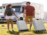 Luggage Sets 3 Piece, PP Luggage Set, Suitcases with Wheels, Hardside Hard Shell Travel Luggage with 48075426