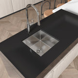 Kitchen Sink 18" x 18" Multifunctional Undermount Workstation Kitchen Sink S304 Stainless Steel T3177P286044