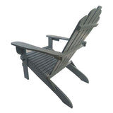 Outdoor or indoor Wood Adirondack chair, foldable, grey W49591472