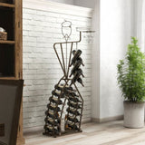 Unique Design Wine Bakers Rack, Freestanding Wine Rack with Storage Bottle, Wine Storage Home Bar W2167P202396