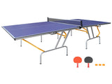 8ft Mid-Size Table Tennis Table Foldable & Portable Ping Pong Table Set for Indoor & Outdoor Games 05742076