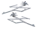 Front Left and Right Window Regulator Fit for Izuzu NPR NPR-HD NQR Truck 2005-2016 Silver 2Pcs 56032943