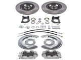 Power Complete Front Disc Brake Conversion Kit V-8 4 Piston Replacement for 1964 1965 1966 1967 Ford 34090938