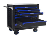30-inch 7-drawer Iron-top Practical Rolling Steel Tool Cart, With Handle and Wheels, Storage Cabinet 20354836