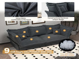 90.55" Modern Comfy Upholstered Sofa Cloud Couch, Deep Seat Couches with Multiple Large Soft W1885P246363