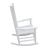 wooden porch rocker chair WHITE W49520603