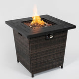 28inch Wicker Square Fire Pit Table W853102854