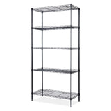 5 Tier Storage Rack Wire Shelving Unit Storage Shelves 63382395