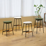 Modern Set of 2 Bar Stools Comfortable & Stylish Counter Height and Bar Height Bar Stools,Soft W2105P145999