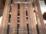 4-Person Patio Table and Chairs Wagon Wheel Design for Backyard Family Gathering Outdoor Set 65681571