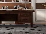 71 inch Executive Desk, No Assembly Required, Whiskey Finish B108P160194