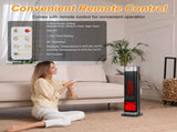 Portable Space Heaters for Indoor Use Large Room, 1500W Oscillating Ceramic Tower Space Heater with 43190258