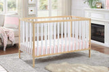 Deux Remi 3-in-1 Convertible Island Crib Natural/White B02263768