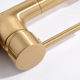 Commercial LED Kitchen Faucet with Pull Down Sprayer, Single Handle Single Lever Kitchen Sink Faucet W1932P156148