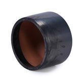 Handmade Black Matte Glazed Ceramic Planter Set of 3, 15/11/9 Inch Diameter, Textured Finish for W3273P321502