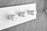 Wall mounted waterfall shower system with hand shower, sliding bar W928P294327