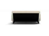 Ivory Corduroy Loveseat, Convertible Lounge Chair and Bed W570P195339