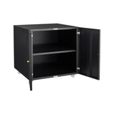 Office furniture Copier Cabinet black 2 door steel copier stand mobile pedestal file Printer Stand 39701117