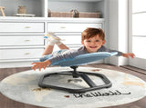 Kids Sensory Swivel Chair 360&deg Spin, 220lbs Capacity, Elephant Design, PP/Metal, Anti-Slip Pads 58299811