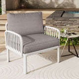 Outdoor Patio Club Chair, Modern Patio Furniture, Waterproof Thick Cushion Deep Seating for Porch, N780P199454W
