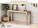 46 inch Pinewood Table, Console Table Entrance Table, Narrow Sofa Table for Living Room 65036131