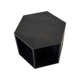 23.62'' Hexagonal Coffee Table Side Table Nightstand Burmese Sumac W757P164920