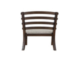 Pascaline Gray Fabric, Rustic Brown & Oak Finish Side Chair B2726P255347