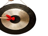 50cm Two-Color Handmade Brass Gong, Traditional Chinese Percussion Instrument for Wedding 59989027
